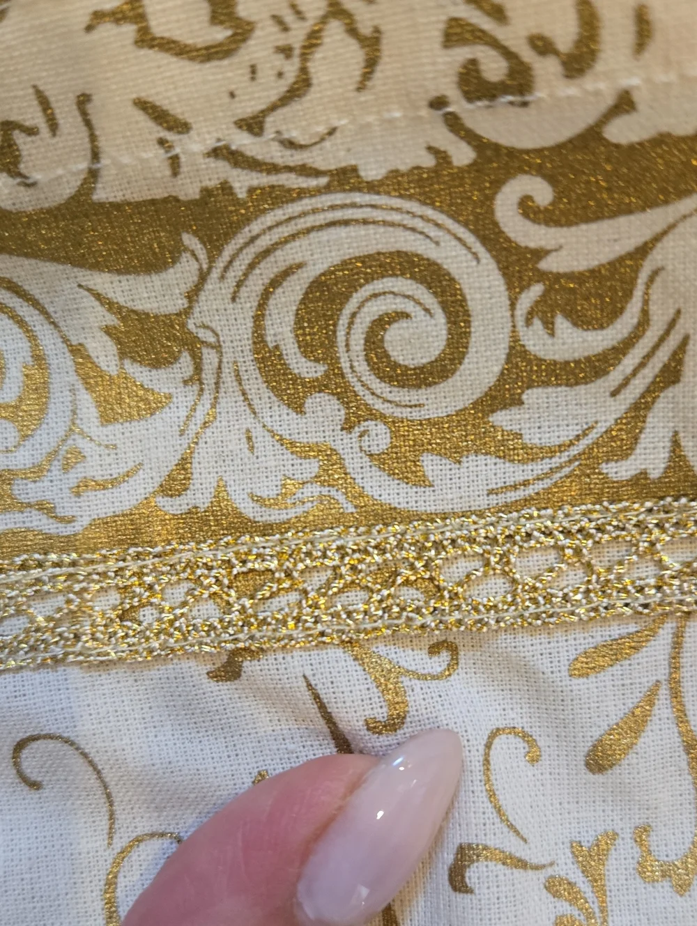 New Pier 1 Imports Cotton Hostess Apron